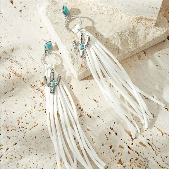 Bohemian drop earrings M231 - Picture 1 of 4